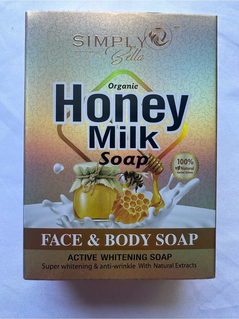 Simply Bella Organic Honey Milk Face & Body Soap Cleanser Bar 100g NIB - Picture 2 of 5